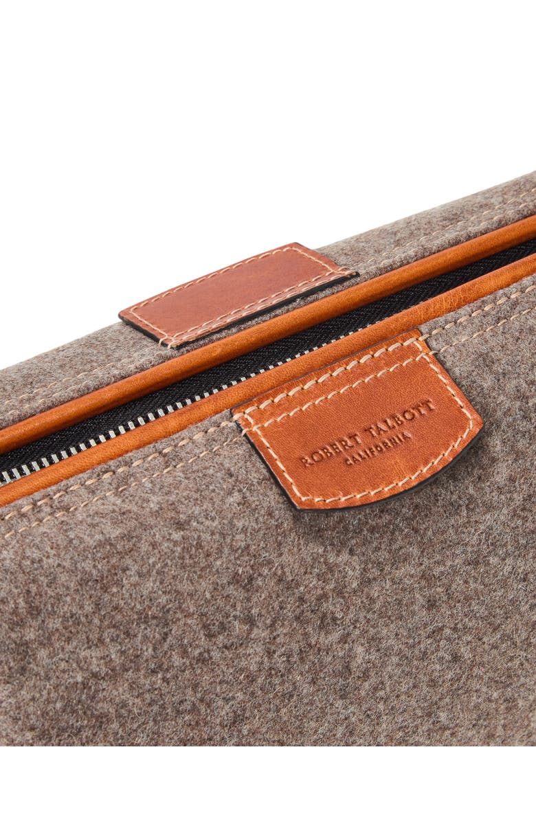 Robert Talbott SIMPSON LODEN DOPP KIT, Alternate, color, Gray