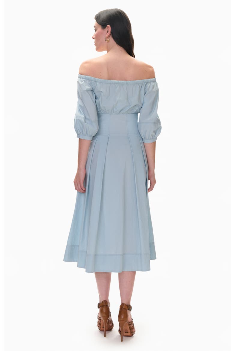 Solene Off The Shoulder Dress, Alternate, color, Seafoam