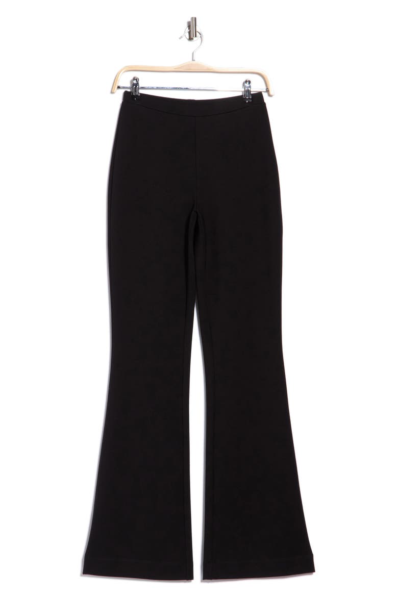 Gregory High Waist Flare Pants, Alternate, color, BLACK