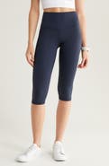 Zella Studio Luxe High Waist Capri Leggings