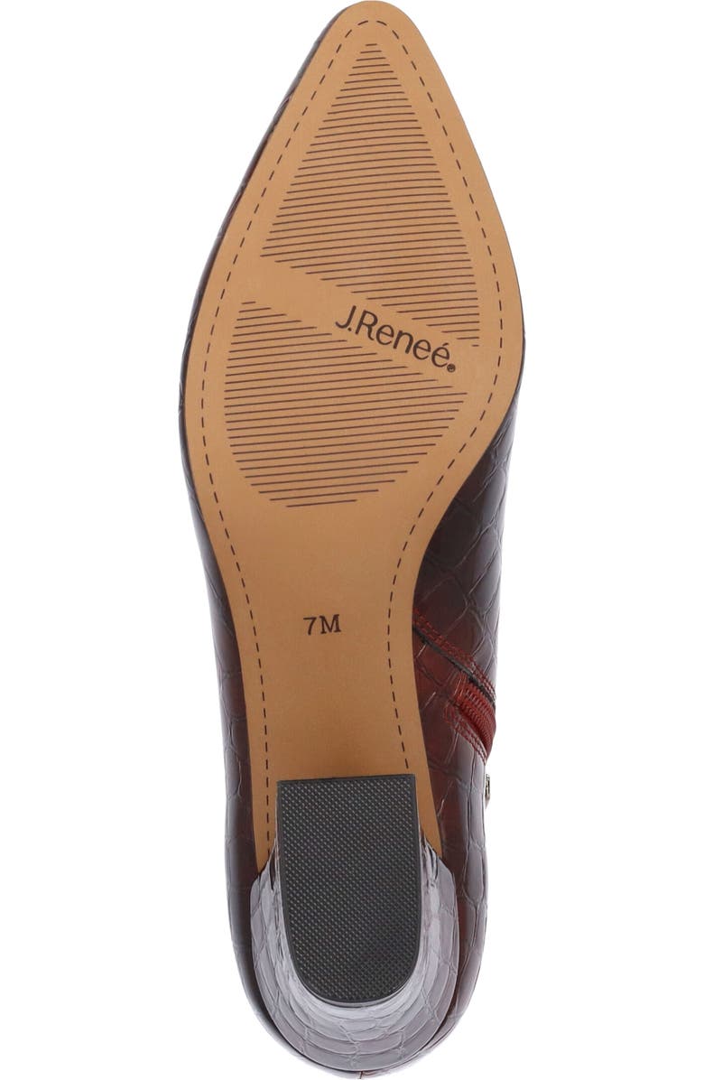 J. Reneé Tatum Bootie, Alternate, color, Burgundy