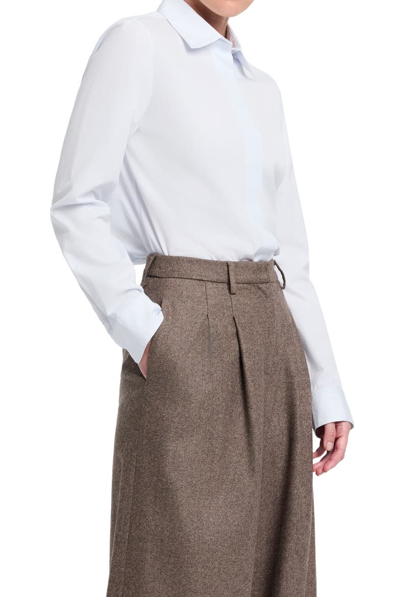 The One Button-Up Shirt, Alternate, color, ANCIENT WATER