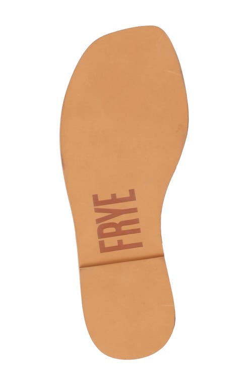 Frye Faye Strappy Slide Sandal In Brown