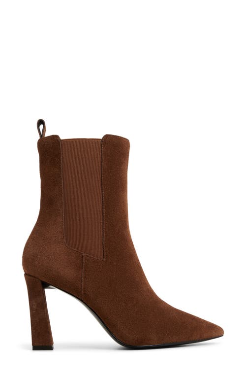 Aldo Liora Pointed Toe Dress Booties In Brown