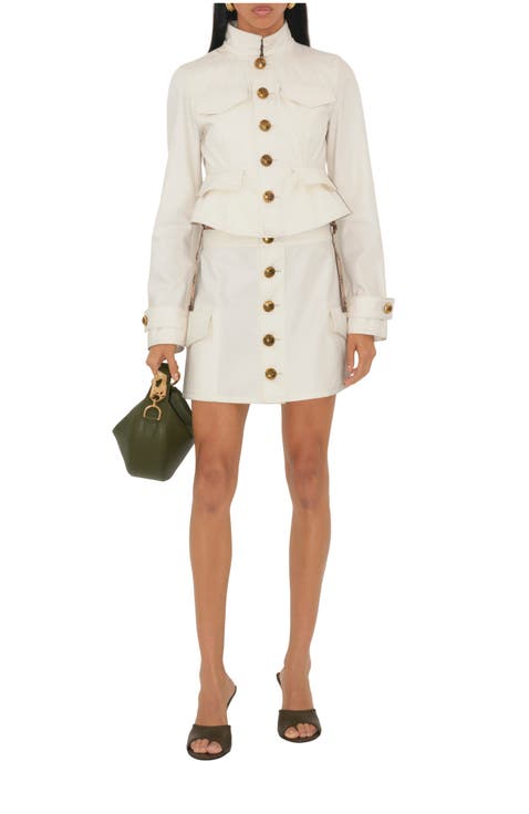 Cropped Cotton Jacket