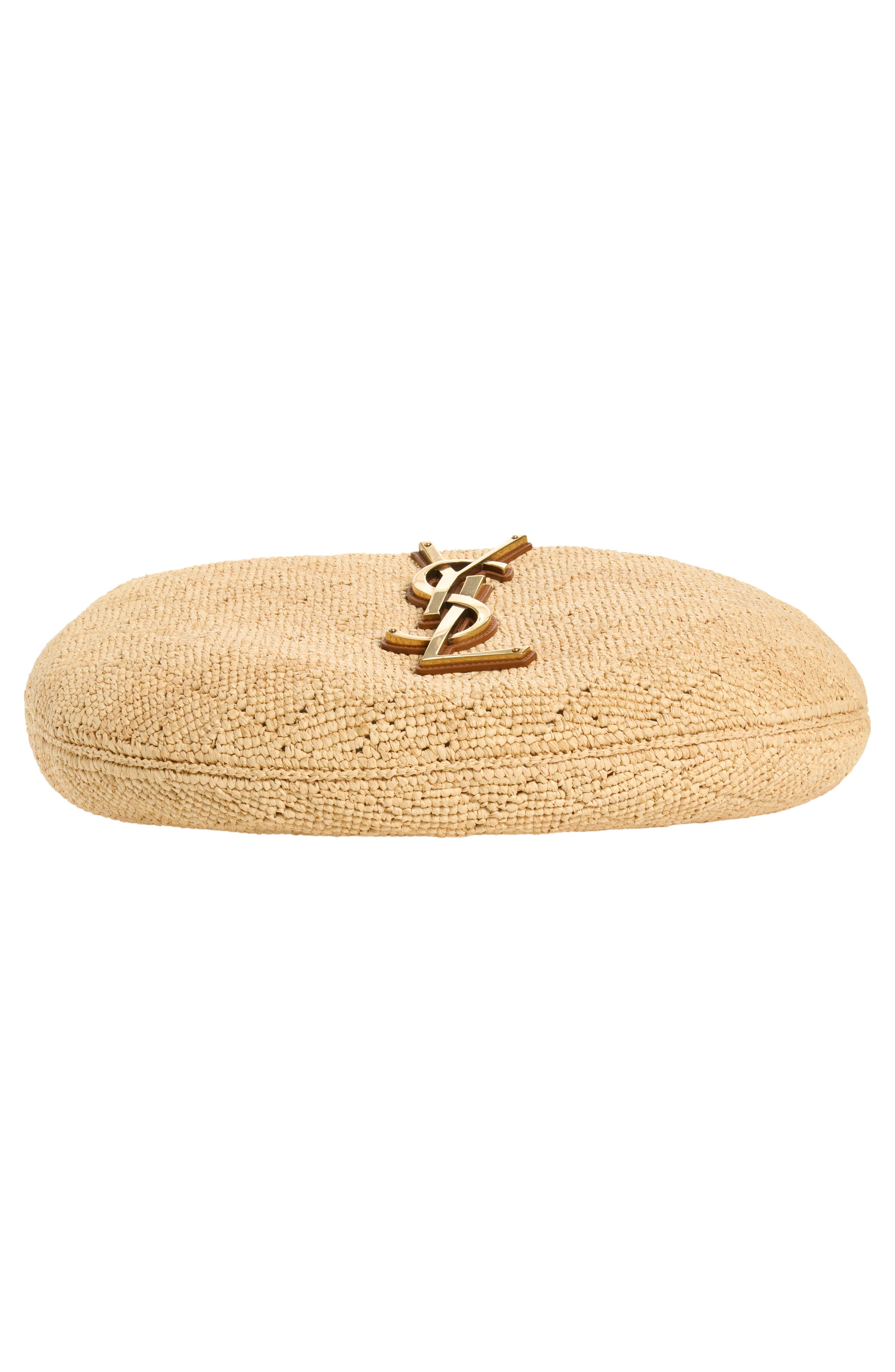 Icare Raffia Hobo Bag, Alternate, color, NATUREL/ BRICK