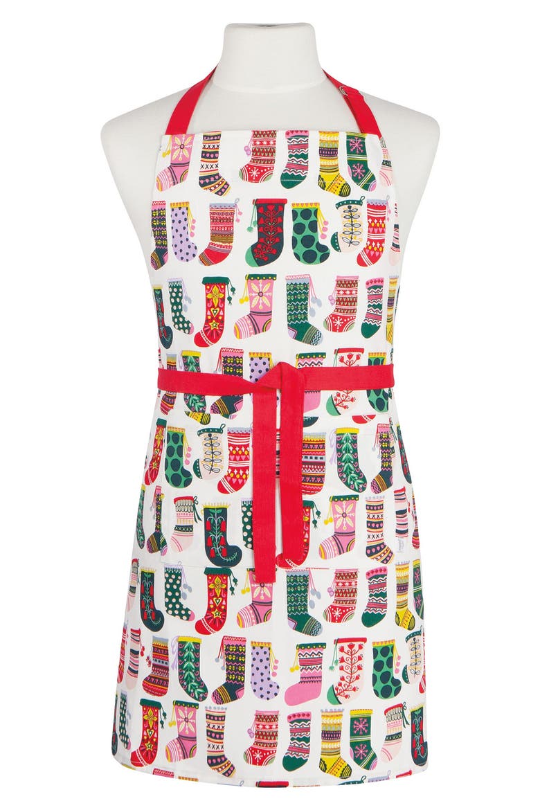 Winter Woolens Apron, Main, color, WINTER WOOLENS