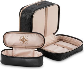 Belize Raven Jenny Cosmetics Train Case