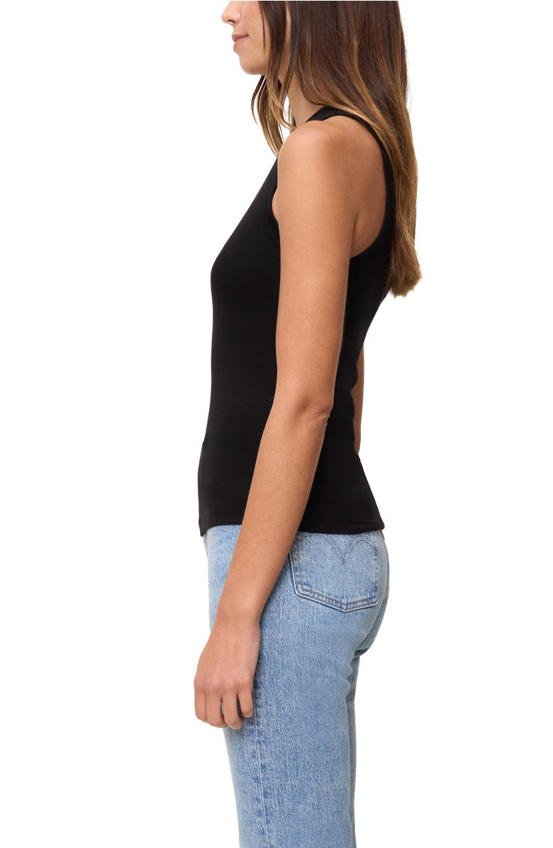 The Standard Stitch The Rib Tank, Alternate, color, Onyx
