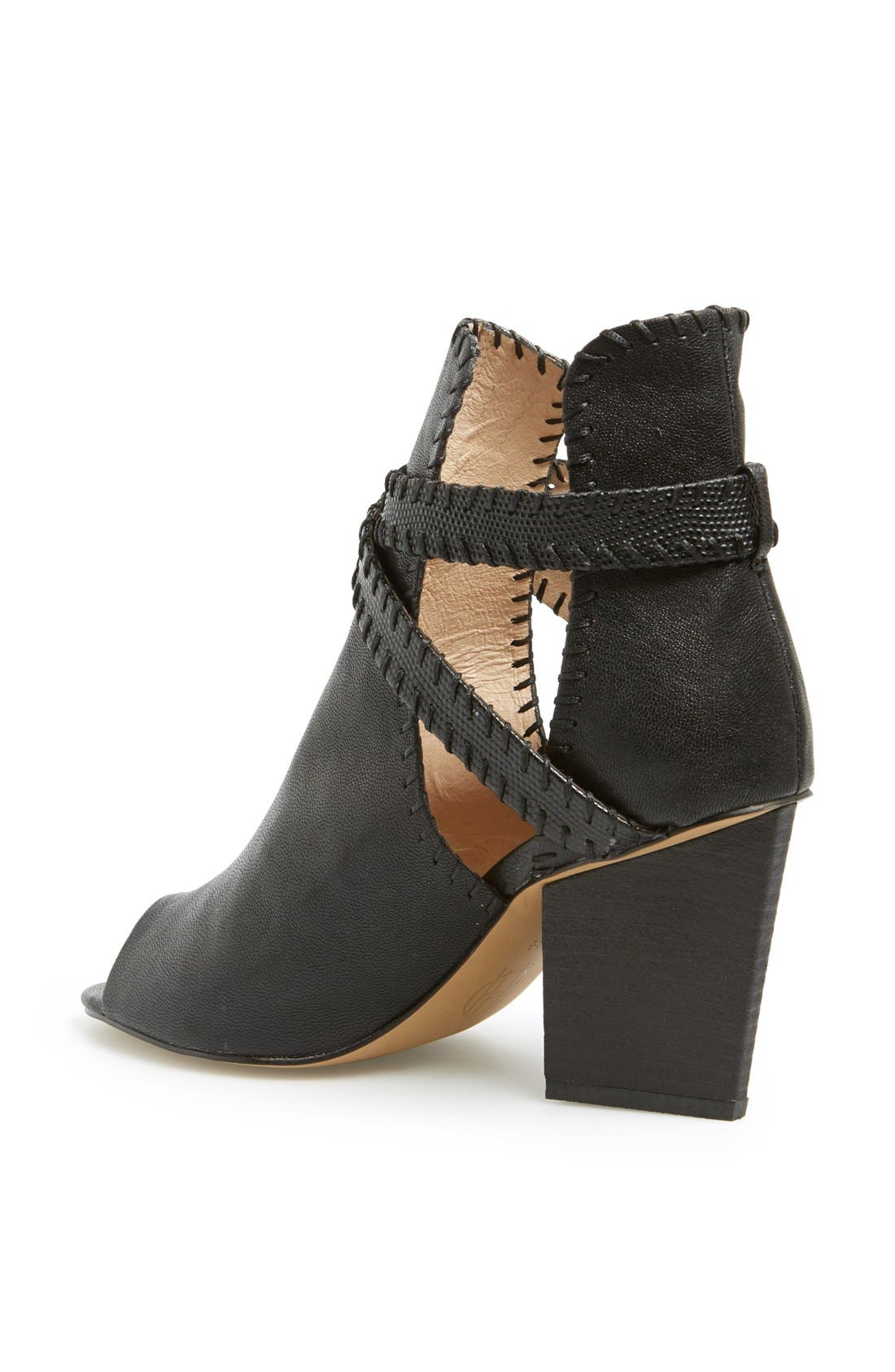 Ankle Bootie, Alternate, color, BLACK/ WHITE/ BLACK
