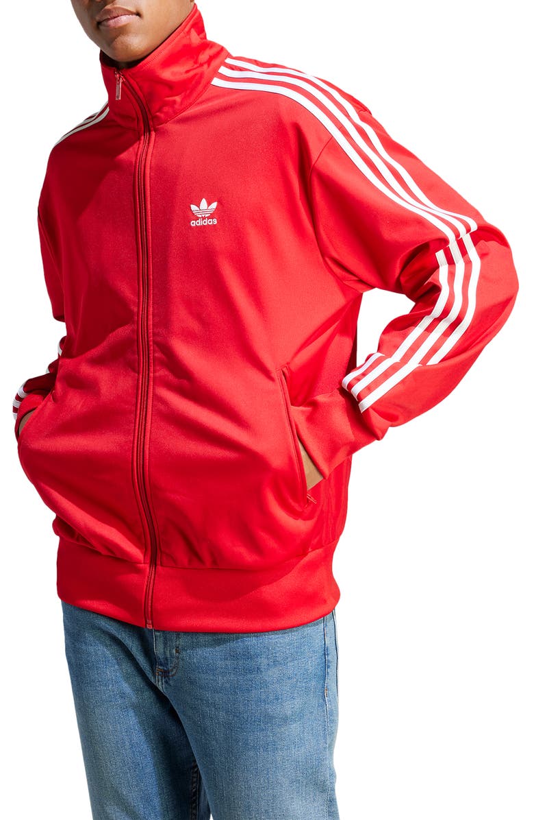 adidas Originals Firebird Track Jacket, Main, color, Betsca/Whi