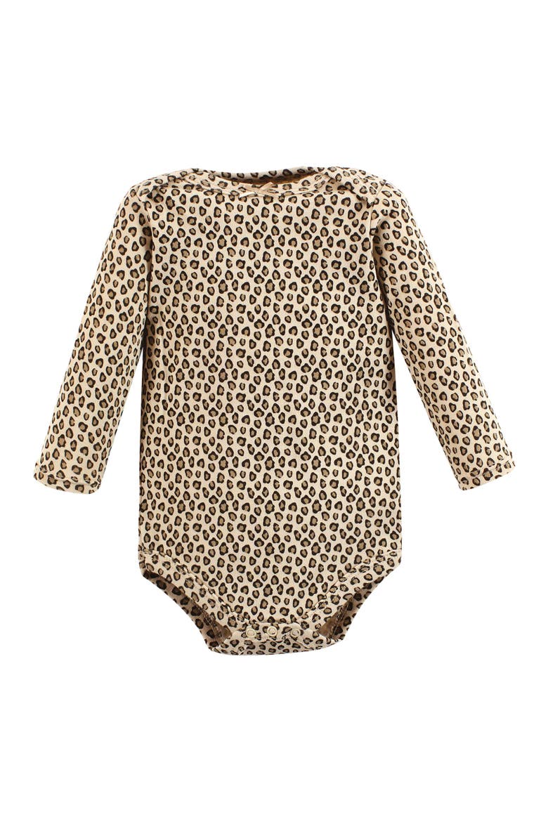 Soft Cotton Long-Sleeve Bodysuits 7-Piece Value Pack, Alternate, color, Happy Fall