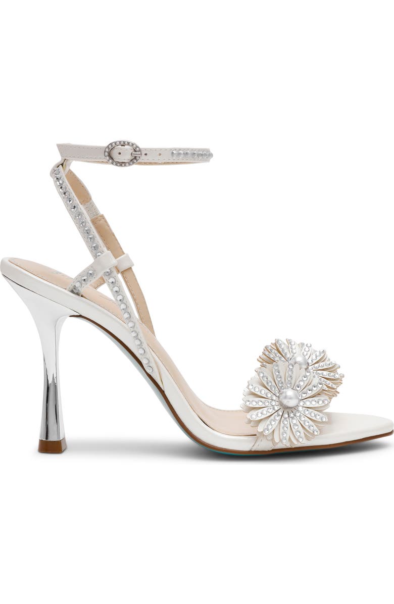 Betsey Johnson Mylee Ankle Strap Sandal, Alternate, color, Ivory