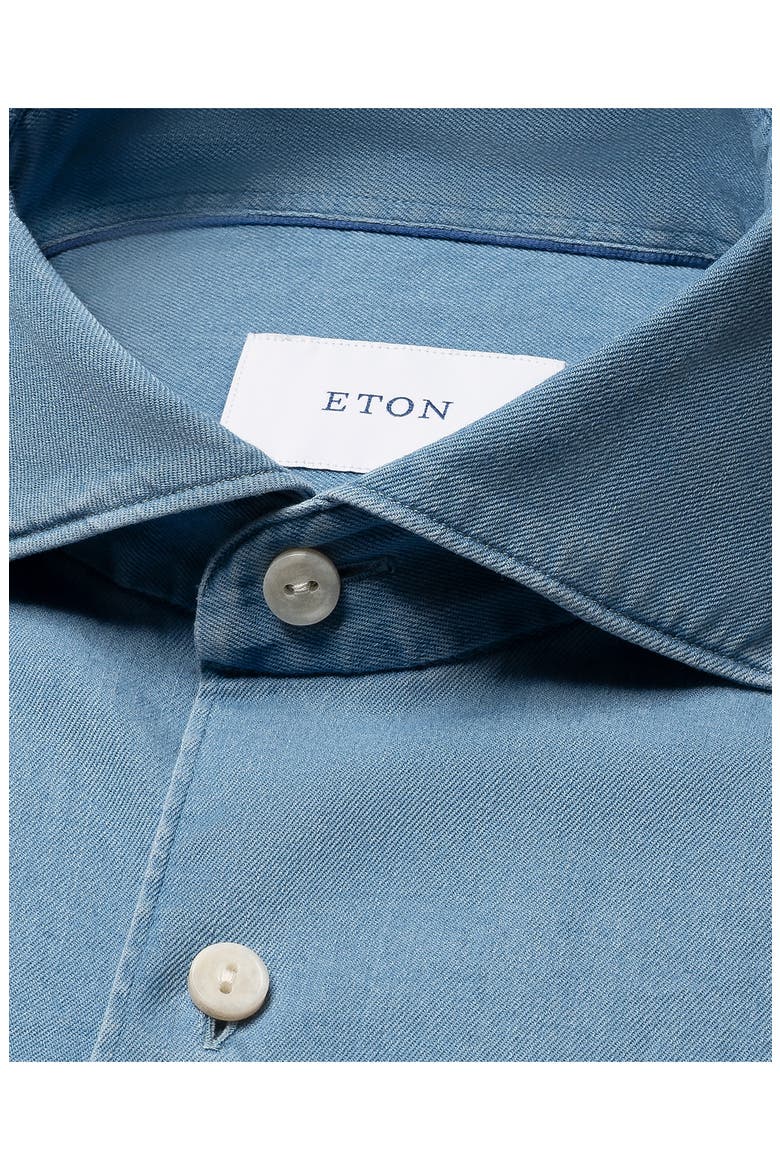 Stretch Denim Shirt, Alternate, color, MEDIUM BLUE