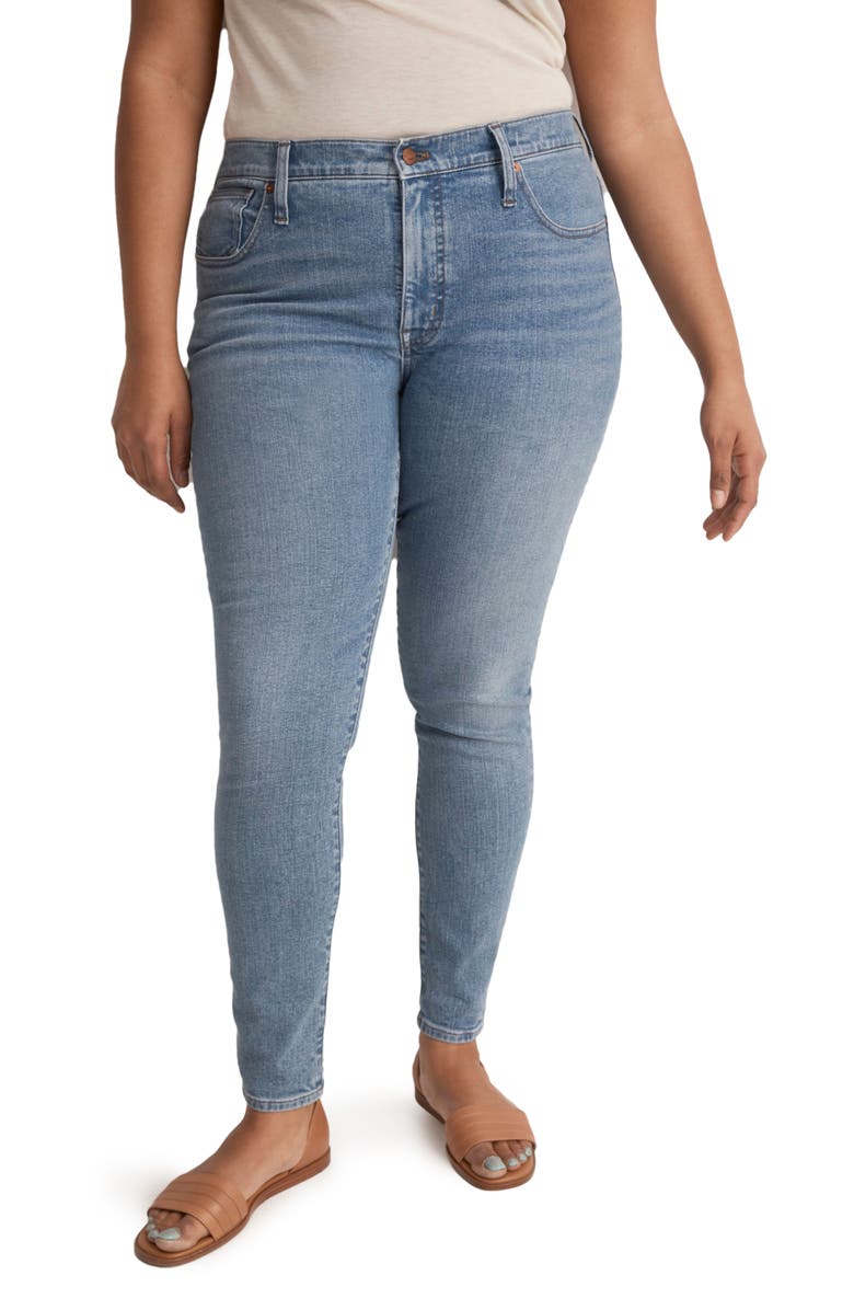 Madewell Mid Rise Skinny Jeans, Alternate, color, 