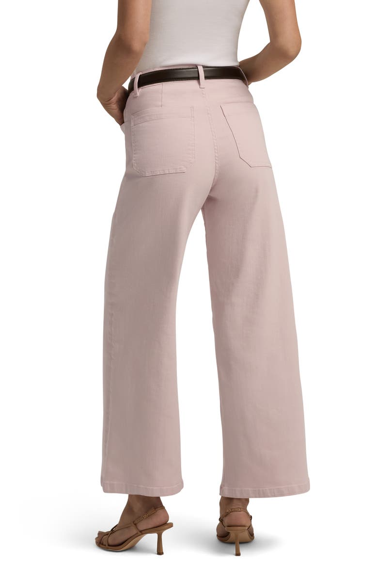 Favorite Daughter The Mischa Super High Waist Wide Leg Jeans, Alternate, color, Pale Pink
