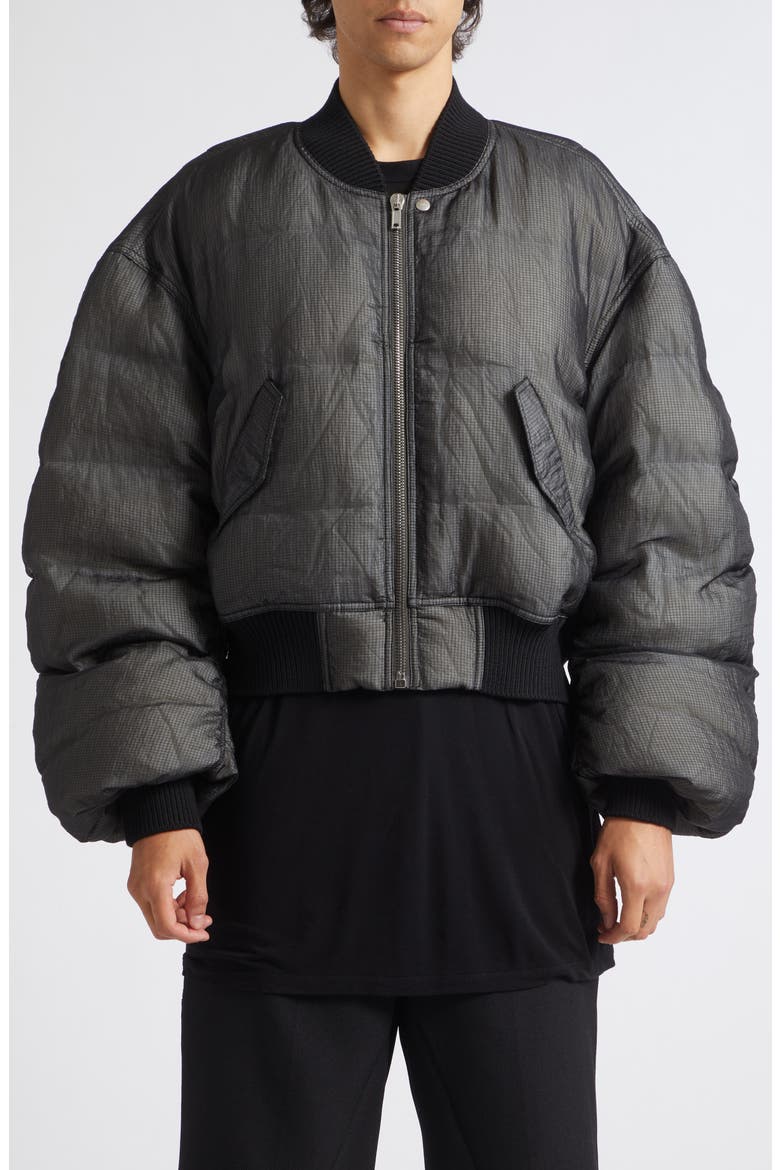 Secchia Padded Flight Jacket, Main, color, BLACK
