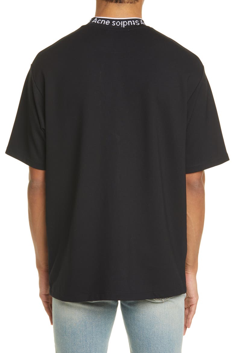 Extorr Logo Crewneck T-Shirt, Alternate, color, BLACK