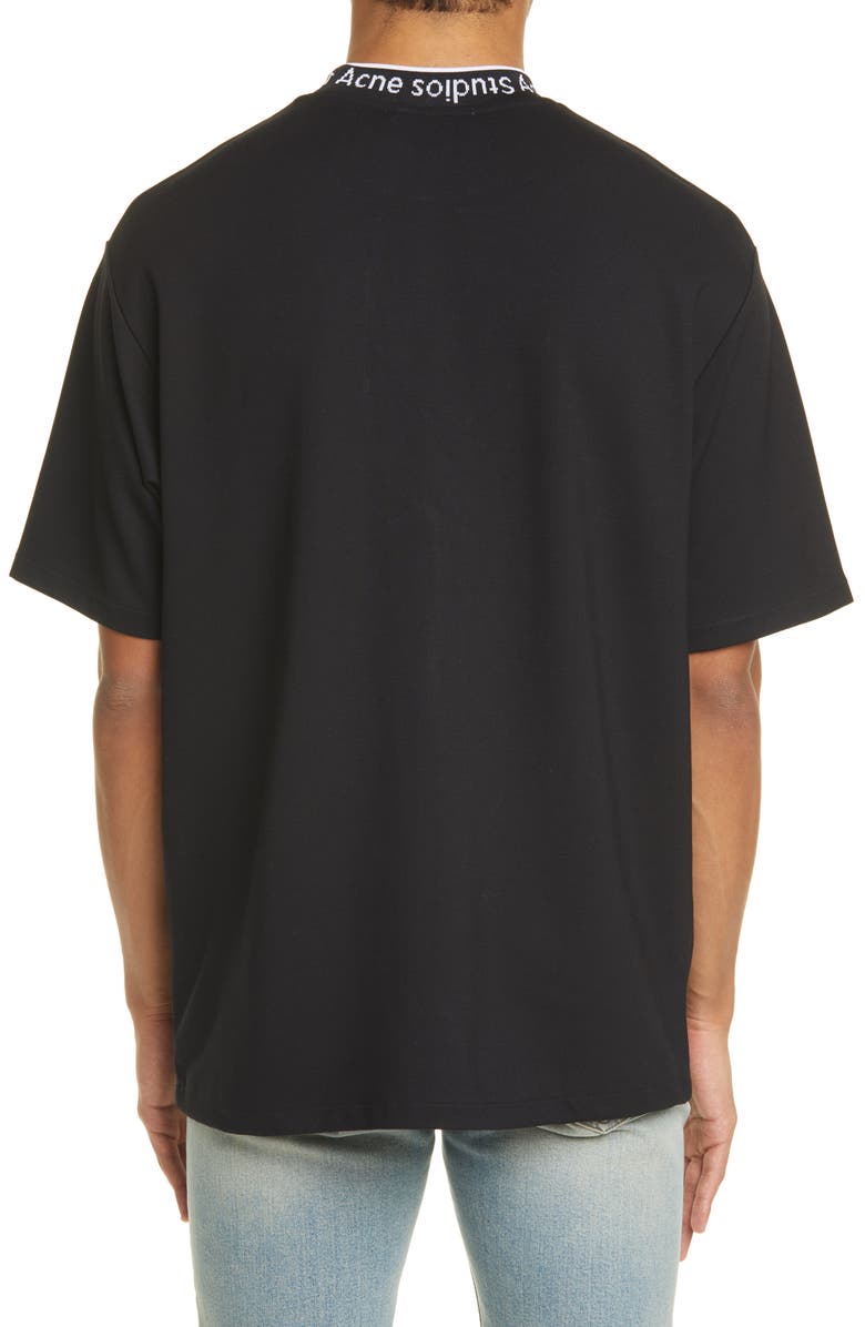 Acne Studios Extorr Logo Crewneck T-Shirt, Alternate, color, 