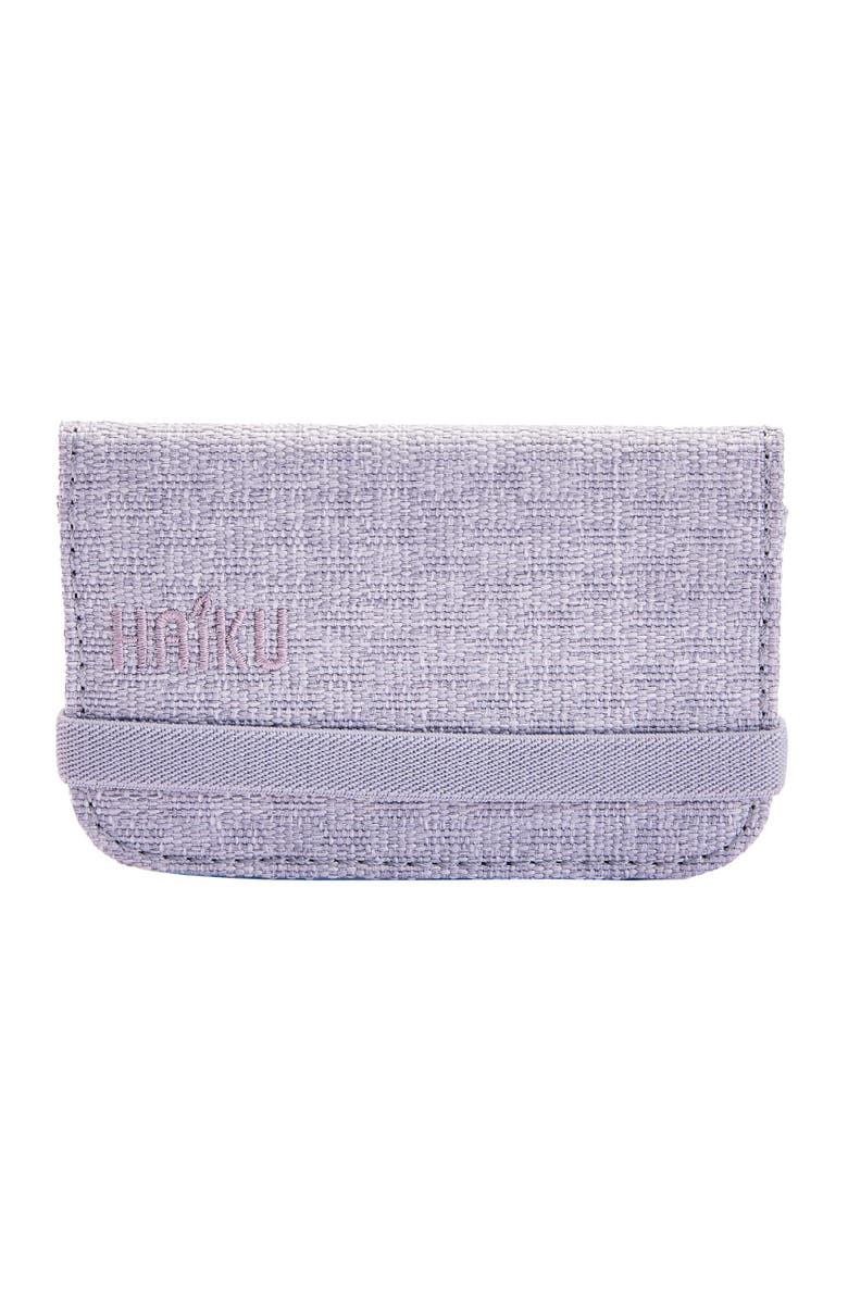 HAIKU RFID Mini Wallet 2.0, Main, color, Stone Gray