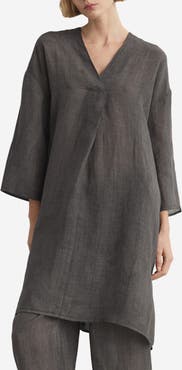 MANGO Ramie Caftan