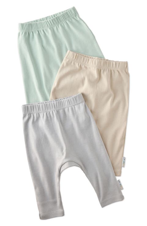 Harlowe Organic Cotton Assorted 3-Pack Harem Pants (Baby)