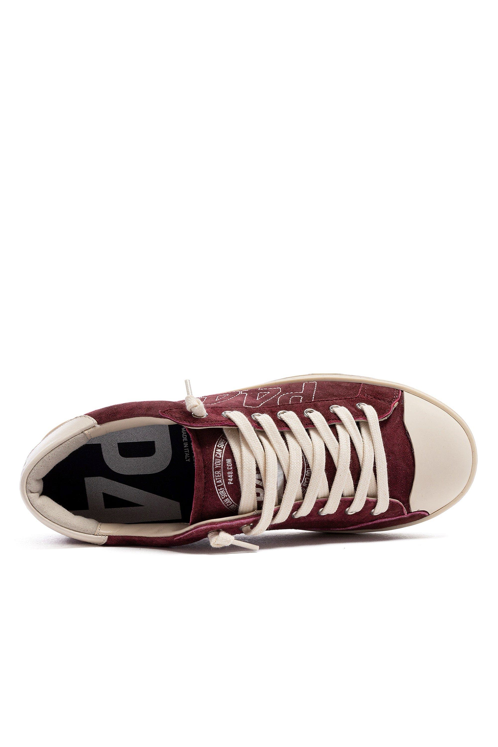 P448 John Sneaker, Alternate, color, Stitch Wine
