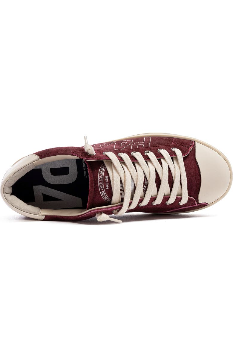 P448 John Sneaker, Alternate, color, Stitch Wine