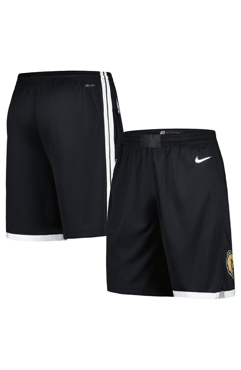 Nike Men's Nike  Black Memphis Grizzlies 2023/24 City Edition Swingman Shorts, Main, color, 