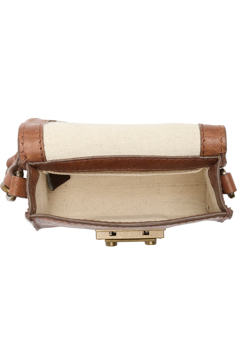 Frye Alex 4-Way Mini Leather Bag, Alternate, color, Cognac