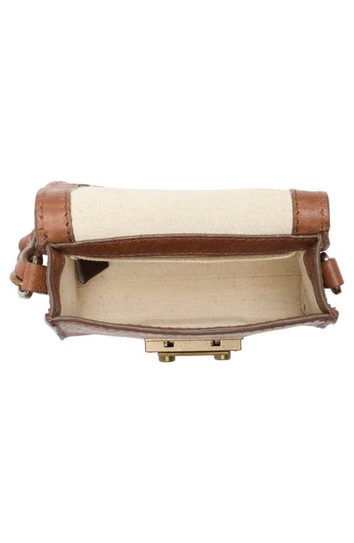 Frye Alex 4-way Mini Leather Bag In Brown