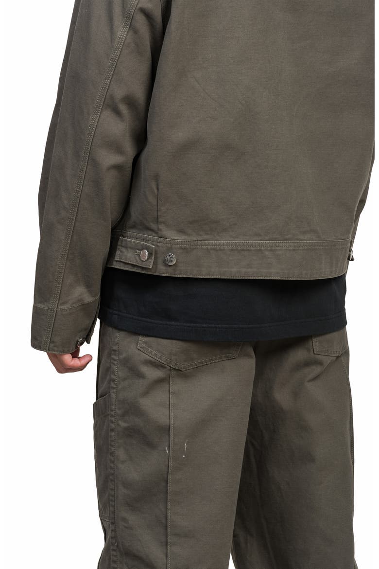 Blun Zip-Up Work Jacket, Alternate, color, Green