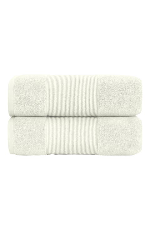 Air Cloud Oversized Bath Sheet - Set of 2 - White