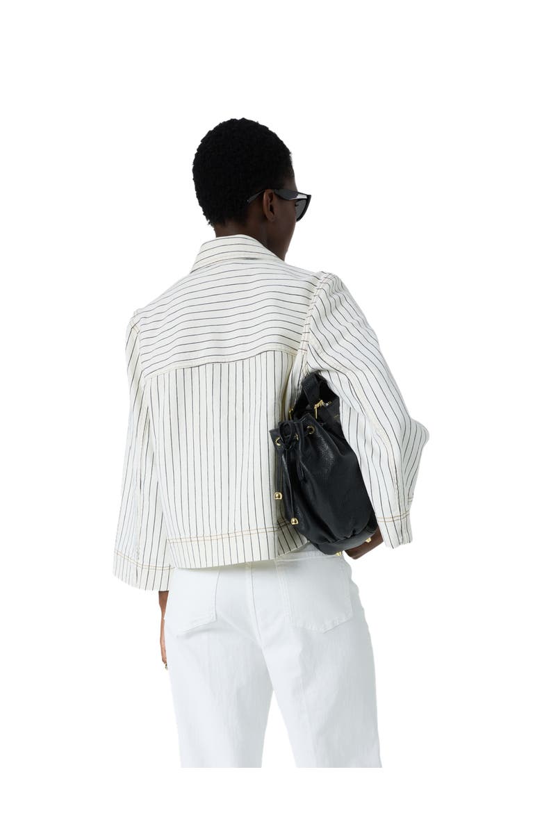 Tamea Relaxed Tailored Box Fit Jacket, Alternate, color, Ecru