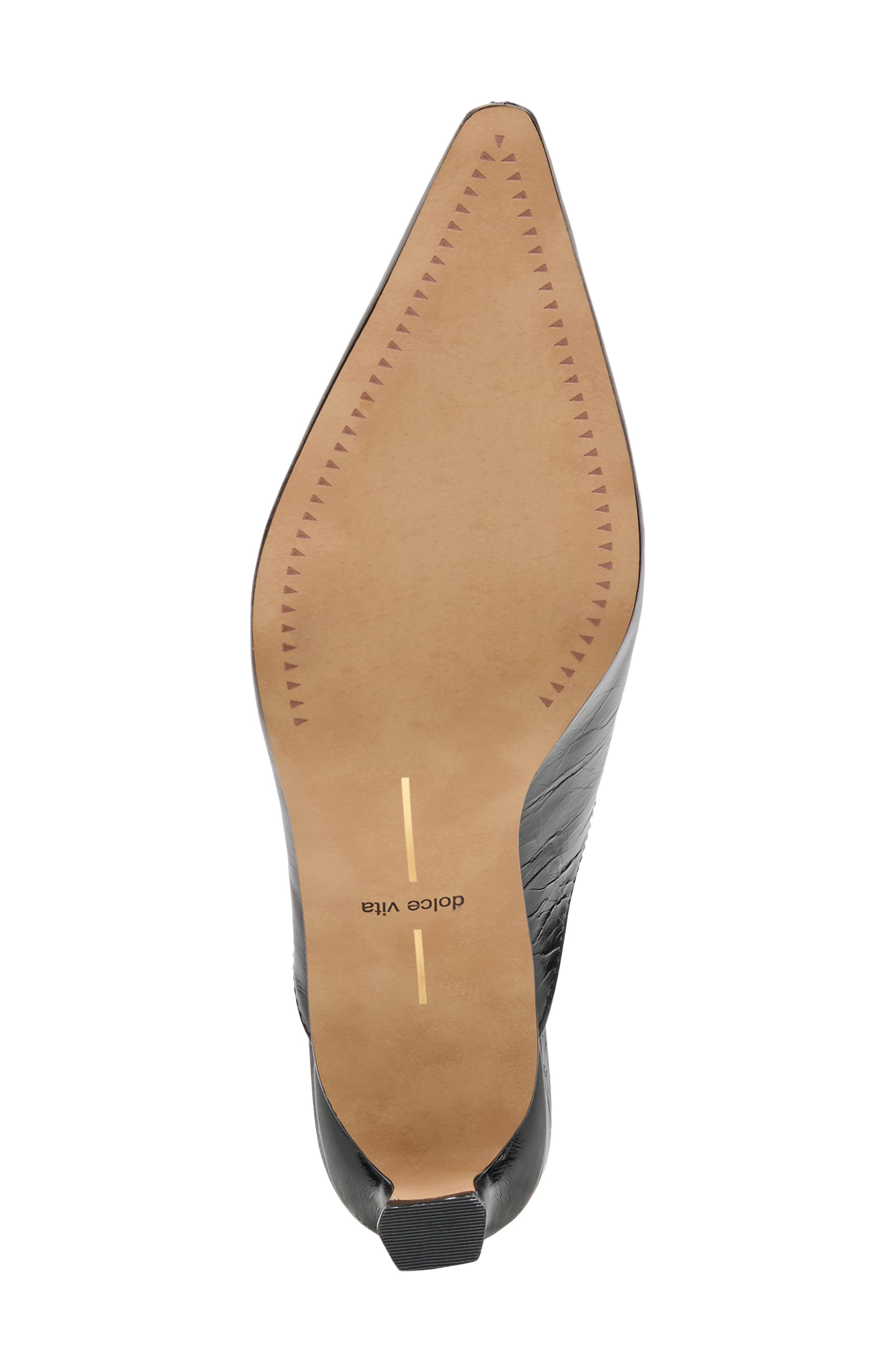 Lavina Pointed Toe Mule, Alternate, color, MIDNIGHT CRINKLE PATENT