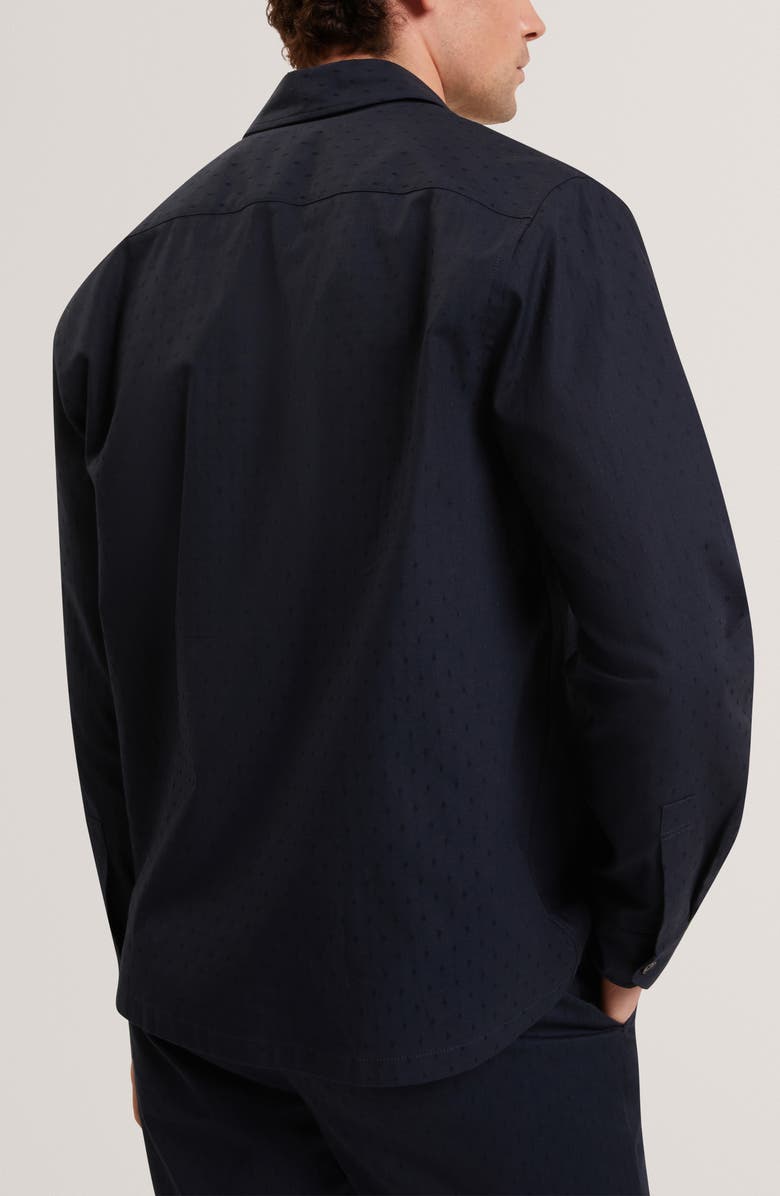 Ted Baker Levon Shirt Jacket, Alternate, color, Navy