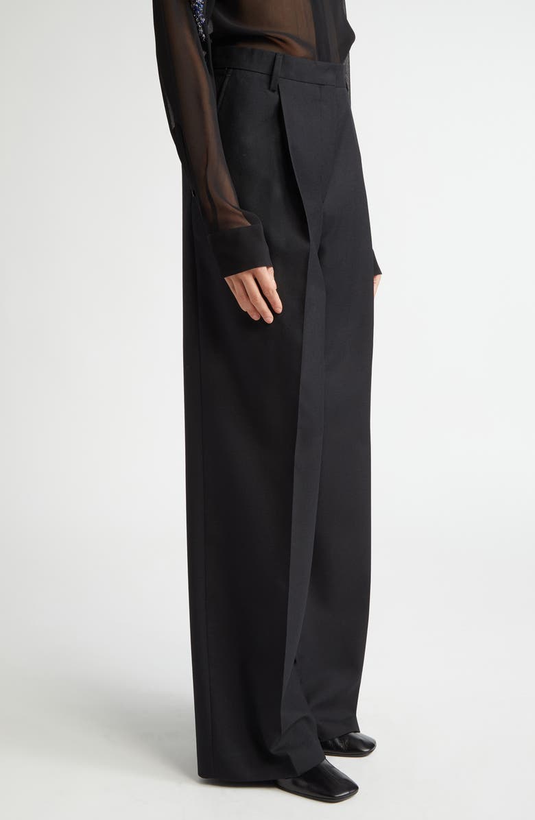 Dries Van Noten Wool Wide Leg Trousers, Alternate, color,