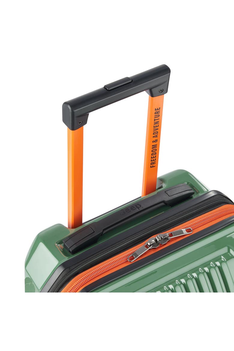 Jh003b 21" Carry On Hardside Expandable Luggage With Two Wheels, Alternate, color, Elm Green
