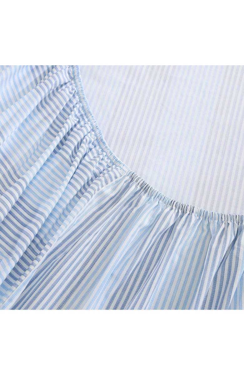 Tommy Bahama Weekend Stripe Cotton Sheet Set, Alternate, color, Light Pastel Blue
