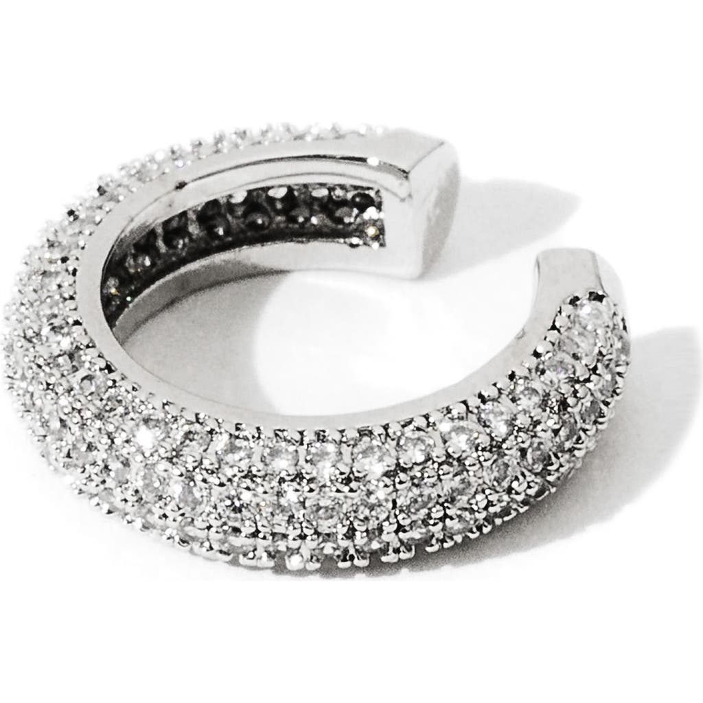 Child of Wild Joni Pavé Ear Cuff in Silver at Nordstrom