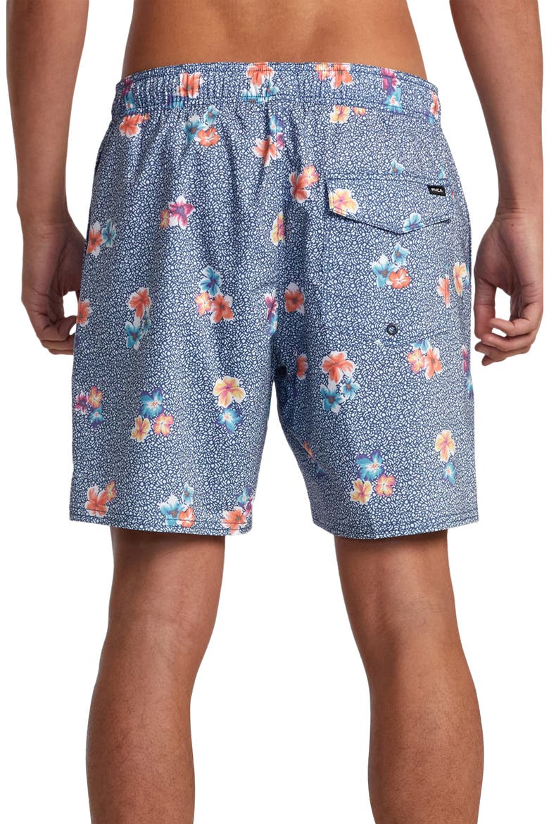 Barnes Tropical Print Shorts, Alternate, color, GARAGE BLUE