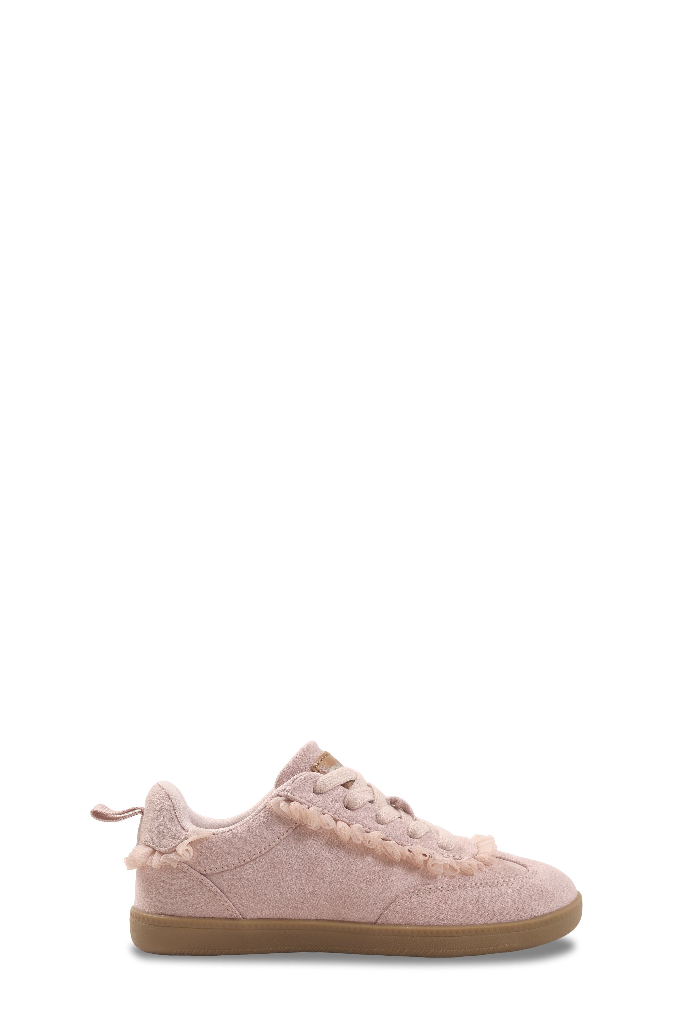 Kids' Xam Ruffle Sneaker, Alternate, color, PINK