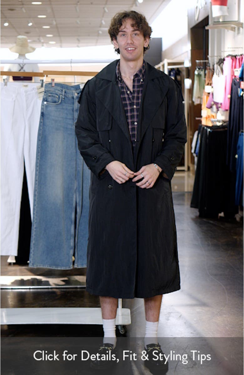 Theory Recycled Nylon Trench Coat | Nordstrom