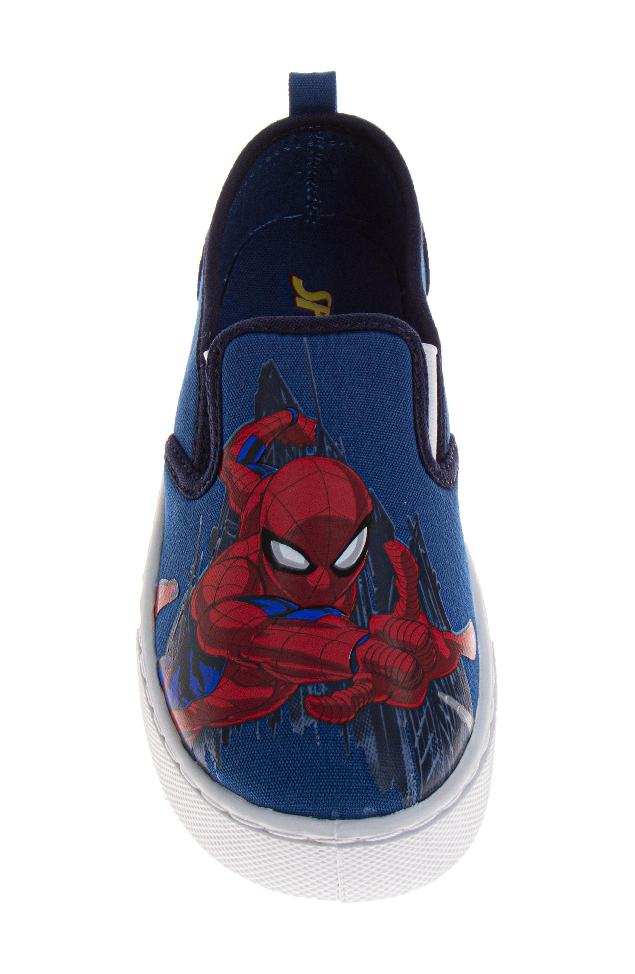 Kids' Marvel City Guardian Spider-Man Sneaker, Alternate, color, NAVY/RED