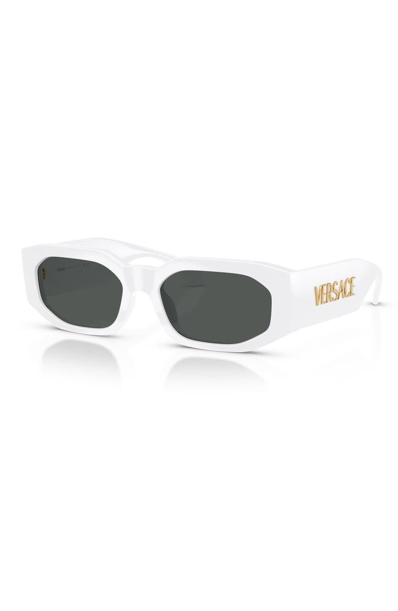 Versace 55mm Irregular Sunglasses, Alternate, color, 