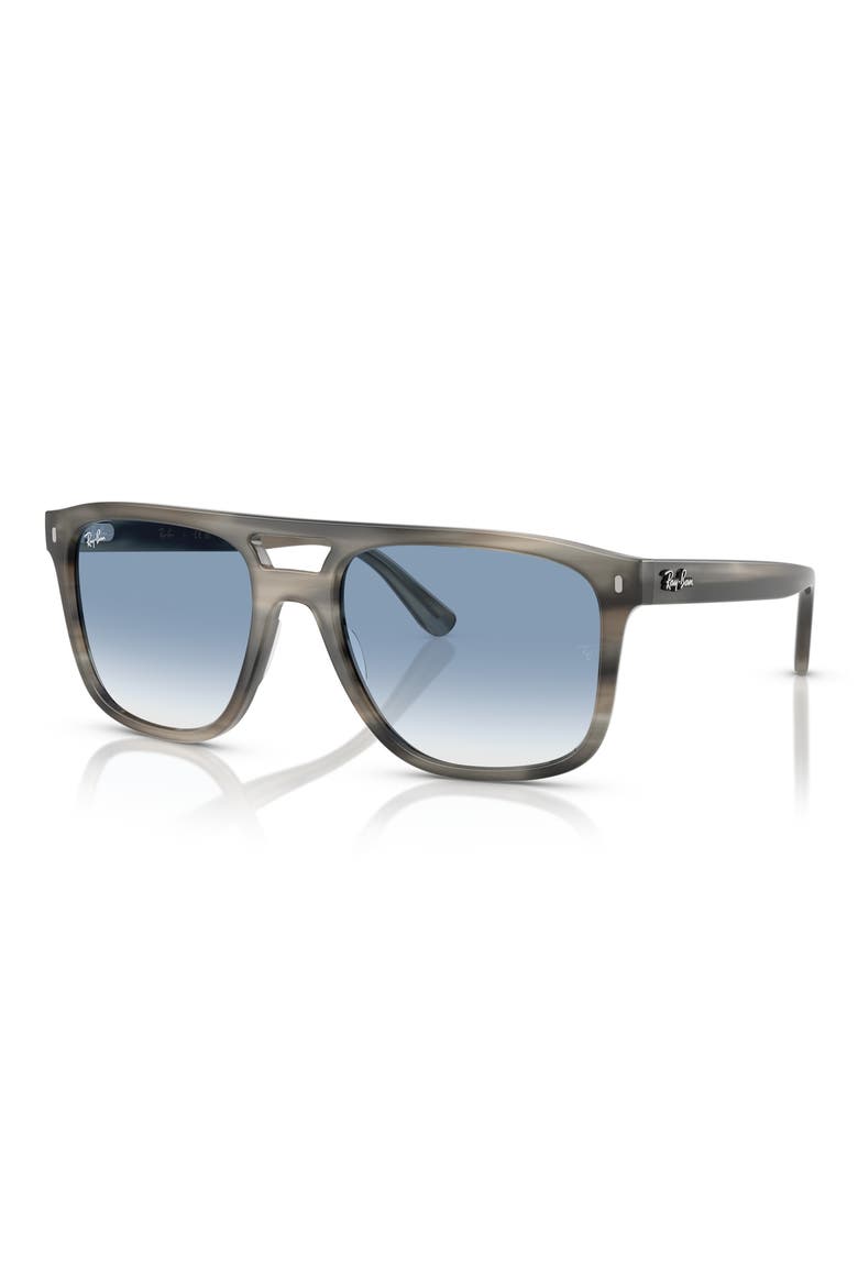 55mm Square Sunglasses, Alternate, color, BLUE GRADIENT