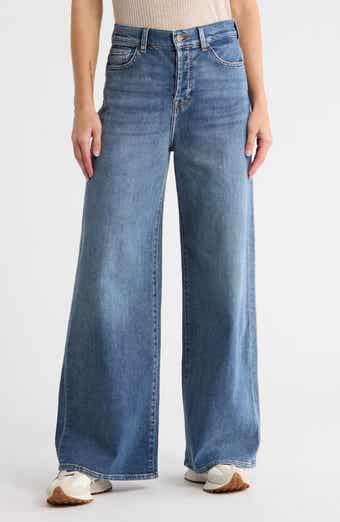 7 For All Mankind Zoey High Waist Wide Leg Jeans