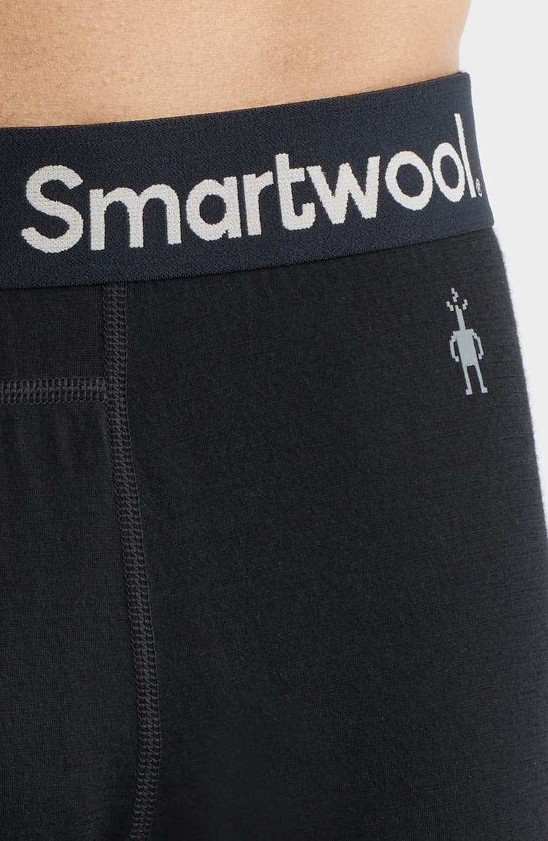 Smartwool Merino Wool Blend Boxer Briefs, Alternate, color, Black