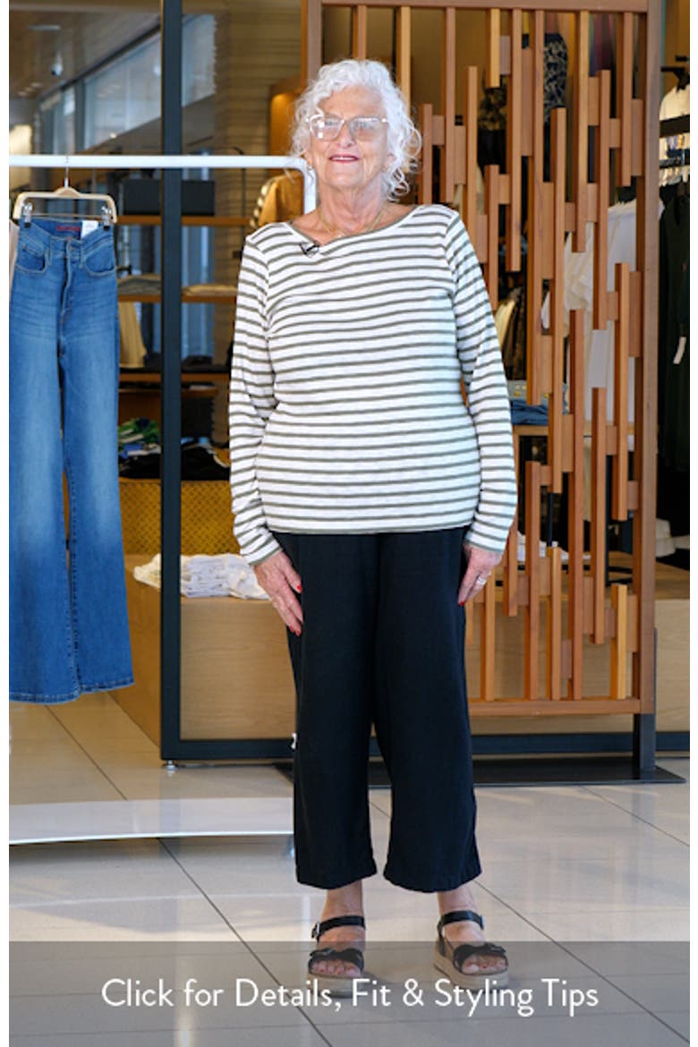 Stripe Cotton Blend T-Shirt video