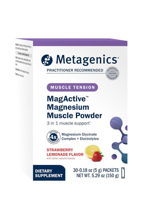 MagActive Absorbable Magnesium Muscle Recovery Powder 30 packets